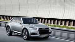 Audi cars SUV roads vehicles concept art Coupé