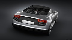 Audi cars Tron Spyder concept art