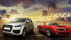 Audi cars vehicles chevrolet camaro ss