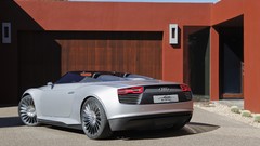 Audi electric car German cars rear view cars luxury sport cars 