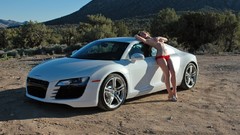Audi r8 girls with cars