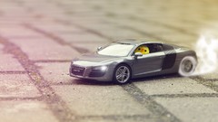 Audi smoke Chickens wheels audi r8 burn drifting cars