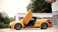 Audi tuning cars butterfly doors audi tt orange cars