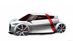 Audi white background urban concept art
