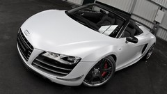 Audi white cars Audi R8 GT Spyder