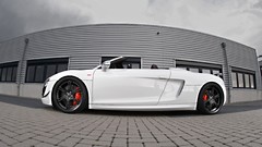 Audi white cars Audi R8 GT Spyder