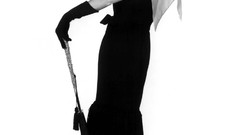 Audrey Hepburn Actress grayscale