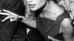 Audrey Hepburn grayscale