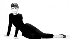 Audrey Hepburn monochrome