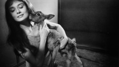 Audrey Hepburn monochrome