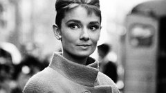 Audrey Hepburn monochrome