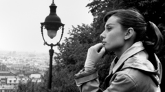 Audrey Hepburn monochrome