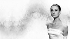 Audrey Hepburn monochrome faces