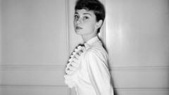 Audrey Hepburn monochrome greyscale