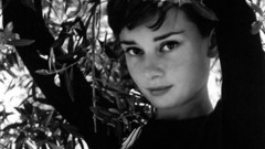 Audrey Hepburn monochrome woman