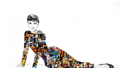 Audrey Hepburn mosaic