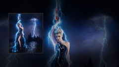 August Milla Jovovich Calendar campari