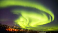 Aura Green nature Aurora