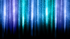 Aurora borealis blue by