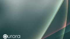 Aurora effect abstract