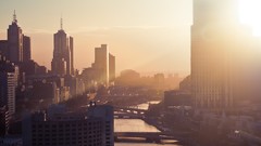 Australia Melbourne buildings urban cityscapes