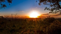 Australia sunset Landscapes nature