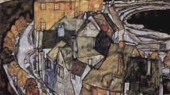 Austria paintings houses cityscapes artwork traditional art 