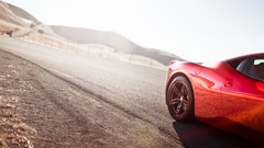 Auto cars wheels Ferrari roads Engines fast red cars deserts