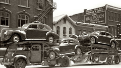 Auto New 1940 feb transporterwith chillicothe buicks
