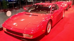 Auto red cars San Francisco autoshow Ferrari Testarossa