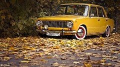 Autumn cars old cars Russians russian cars Lada 2101