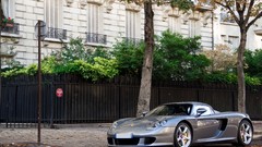 Autumn cars urban Porsche Carrera GT