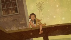 Autumn children Dogs cityscapes