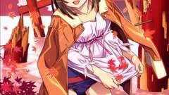 Autumn leaves bakemonogatari swimsuits