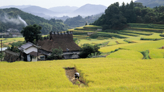 Autumn mountain Villages osaka