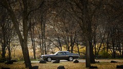 Autumn muscle cars Mercury Cougar
