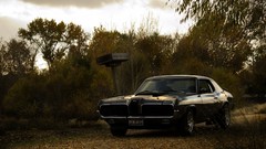 Autumn muscle cars Mercury Cougar