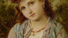 Autumn paintings Princess portraits Sophie Gengembre Anderson