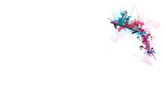 Autumn simple abstract white background multicolor cities 