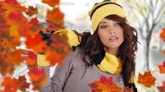 Autumn woman