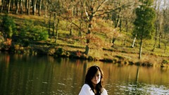 Autumn woman Boats dress Celebrity Olivia Wilde lakes Actress 