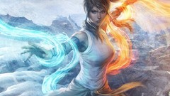 Avatar artwork korra firebending Avatar: The Legend of Korra