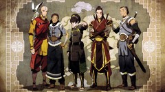 Avatar: The Last Airbender Zuko Aang Toph Katara Sokka old 