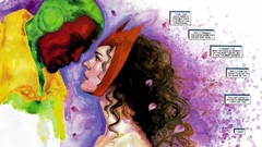 Avengers artwork marvel comics scarlet witch The Vision (Comics)