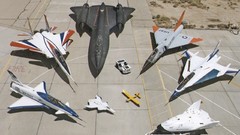 Aviation air force NASA blackbird SR-71 Blackbird experimental 