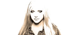 Avril Lavigne monochrome fan