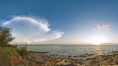 Awesome beach nature sky