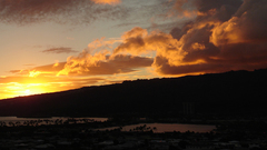 Awesome clouds nature sunset