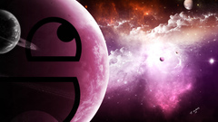 Awesome face outer Space