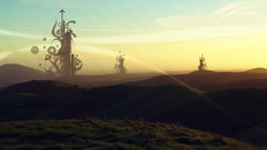 Awesome landscape nature abstract